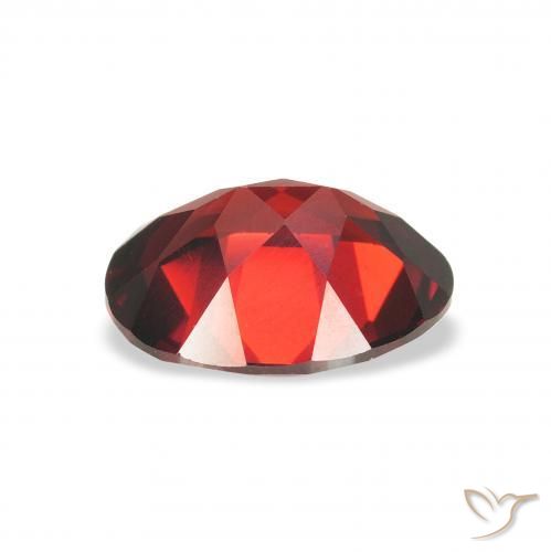 Granada Almandina Vermelho escuro Natural 2.12ct, oval, VS
