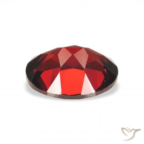 Granada Almandina Vermelho escuro Natural 2.41ct, oval, VS