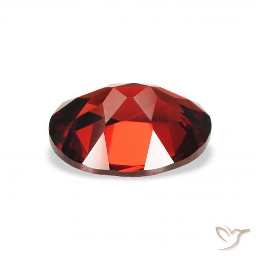 Granada Almandina Vermelho escuro Natural 2.17ct, oval, VS