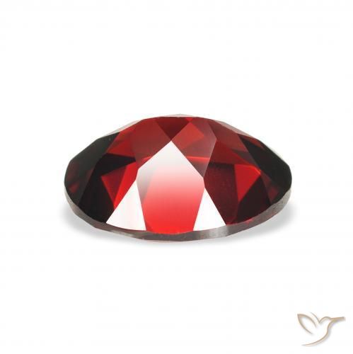 Granada Almandina Vermelho escuro Natural 2.30ct, oval, VS
