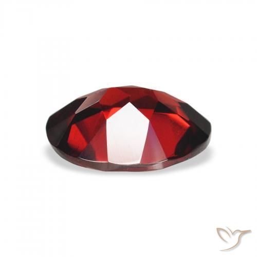 Granada Almandina Vermelho escuro Natural 1.90ct, oval, VVS-VS