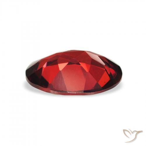 Granada Almandina Vermelho escuro Natural 1.84ct, oval, VVS-VS