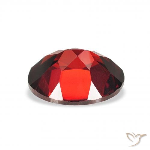 Granada Almandina Vermelho escuro Natural 2.26ct, oval, VVS-VS