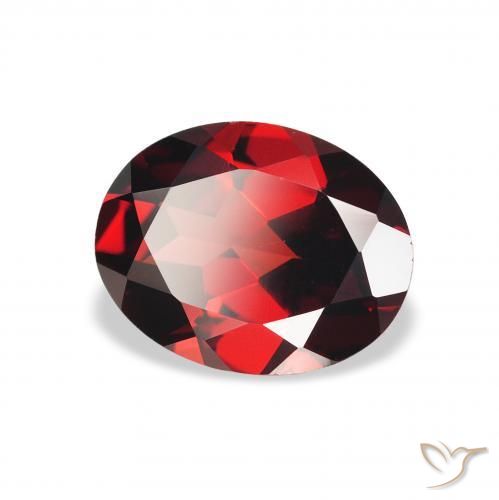 Granada Almandina Vermelho Sangue Profundo Natural 1.98ct, oval, VS