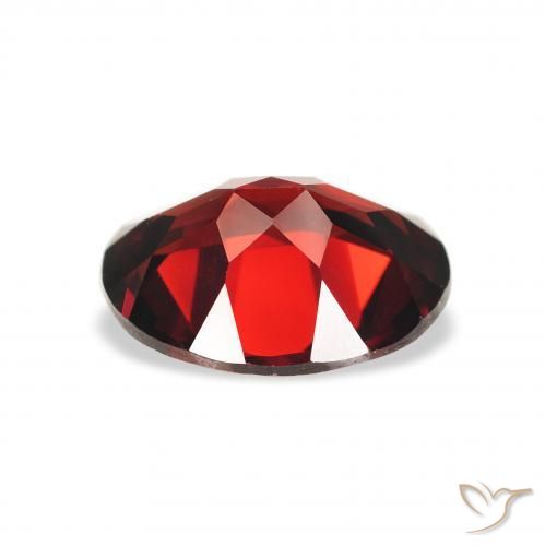 Granada Almandina Vermelho Sangue Profundo Natural 2.06ct, oval, VVS-VS