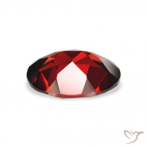 Granada Almandina Vermelho escuro Natural 2.15ct, oval, VVS-VS
