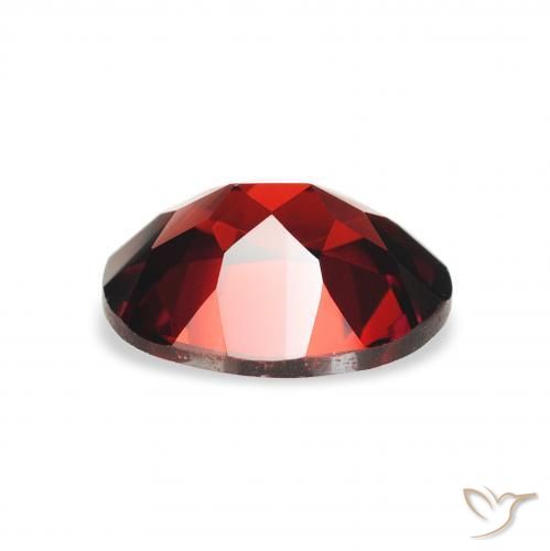 Granada Almandina Vermelho escuro Natural 2.09ct, oval, VVS-VS