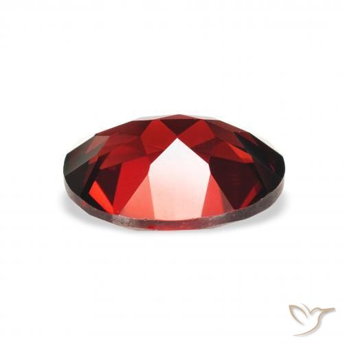 Granada Almandina Vermelho escuro Natural 2.37ct, oval, VVS-VS