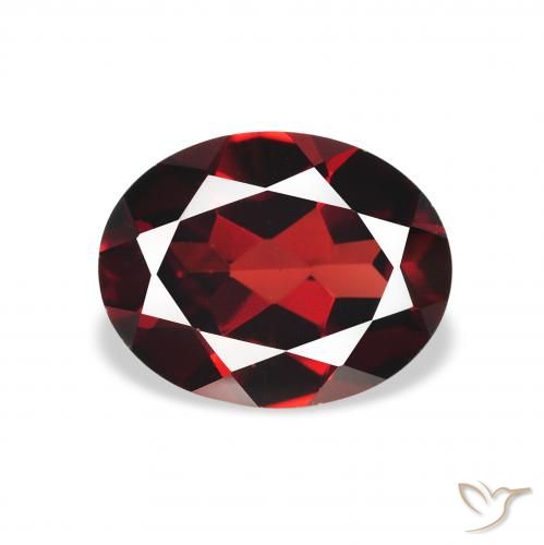 2.15ct Natural Vermelho escuro Granada Almandina, oval, VS