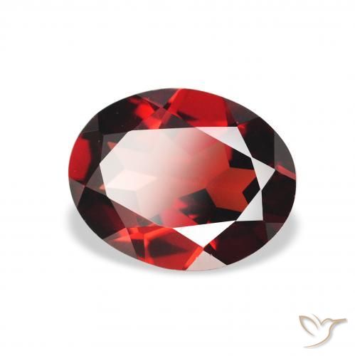 Granada Almandina Vermelho Sangue Profundo Natural 1.97ct, oval, VS