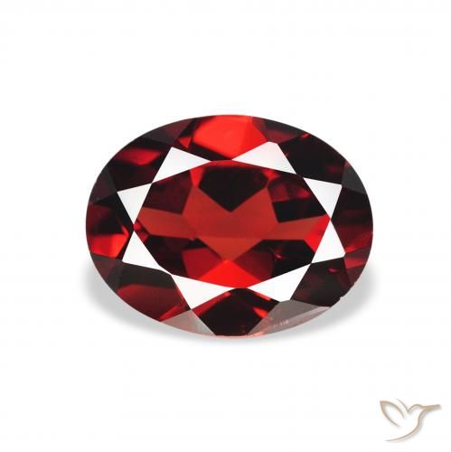 1.94ct Natural Vermelho escuro Granada Almandina, oval, VS