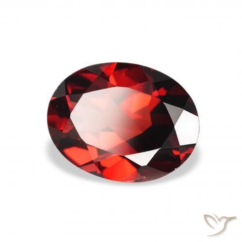 Granada Almandina Vermelho escuro Natural 1.94ct, oval, VS