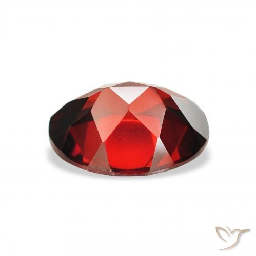 Granada Almandina Vermelho escuro Natural 2.13ct, oval, VS