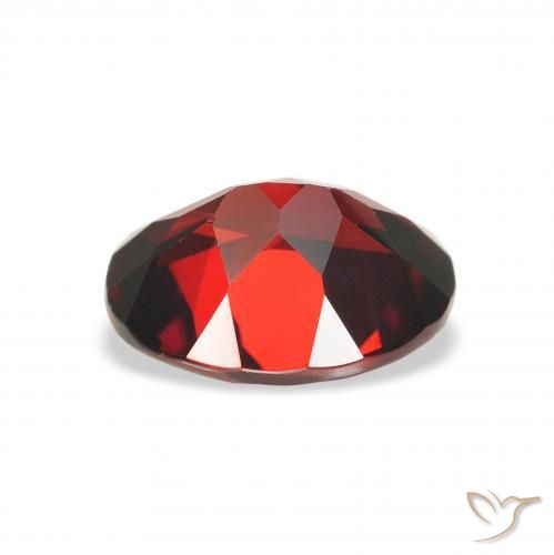Granada Almandina Vermelho escuro Natural 2.16ct, oval, VS