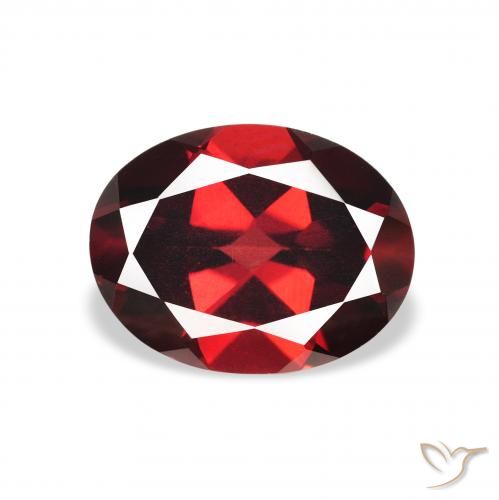 2.15ct Natural Vermelho escuro Granada Almandina, oval, VS