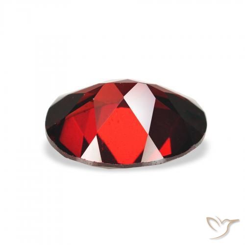 Granada Almandina Vermelho escuro Natural 2.14ct, oval, VS