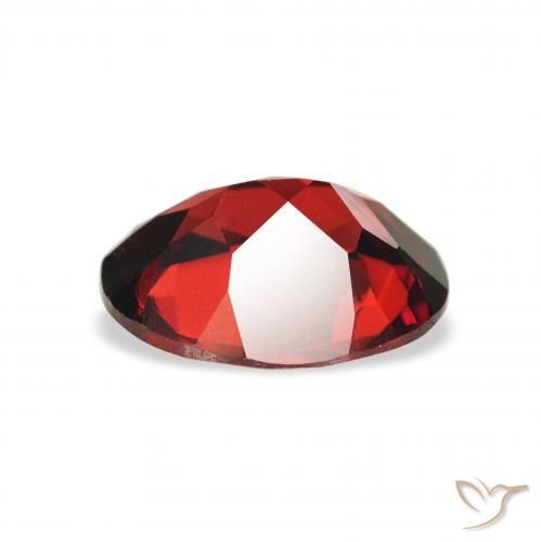 Granada Almandina Vermelho escuro Natural 2.04ct, oval, VS