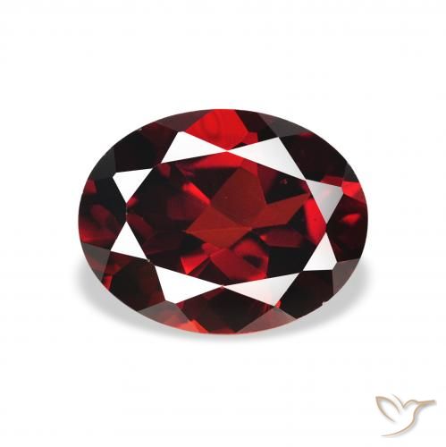 2.46ct Natural Deep Red Almandine Garnet, Oval, VS