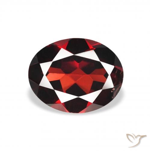 1.81ct Natural Vermelho Sangue Profundo Granada Almandina, oval, VS