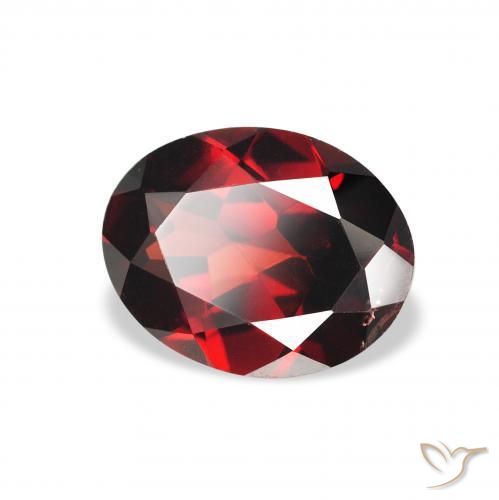 Granada Almandina Vermelho Sangue Profundo Natural 1.81ct, oval, VS