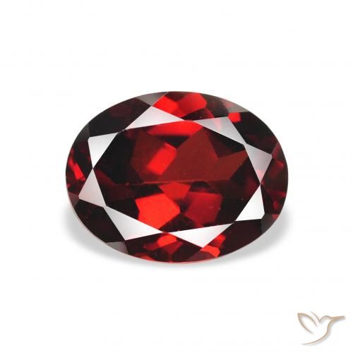 2.23ct Natural Vermelho escuro Granada Almandina, oval, VS