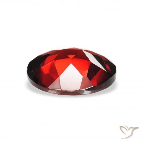 Granada Almandina Vermelho escuro Natural 1.95ct, oval, VVS-VS
