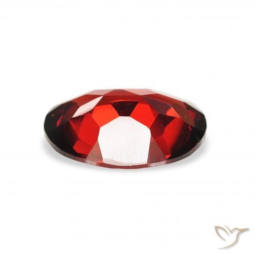 Granada Almandina Vermelho escuro Natural 1.72ct, oval, VVS-VS
