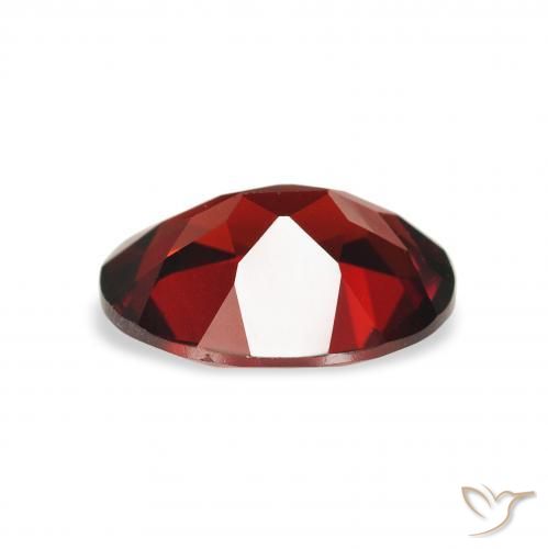 Granada Almandina Vermelho escuro Natural 2.22ct, oval, VVS-VS