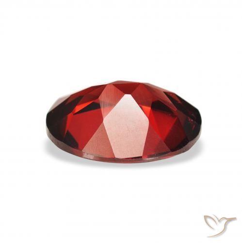 Granada Almandina Vermelho escuro Natural 2.12ct, oval, VVS-VS