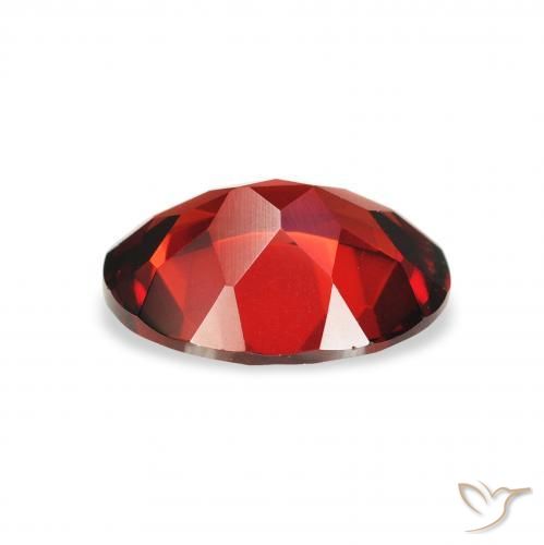Granada Almandina Vermelho escuro Natural 2.06ct, oval, VVS-VS