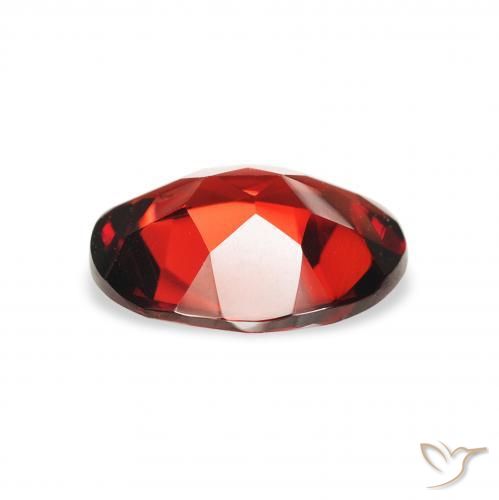 Granada Almandina Vermelho escuro Natural 1.79ct, oval, VVS-VS