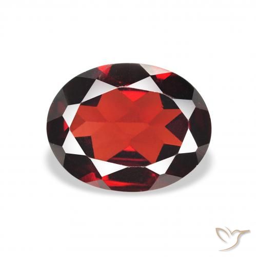 1.88ct Natural Deep Blood Red Almandine Garnet, Oval, VVS-VS