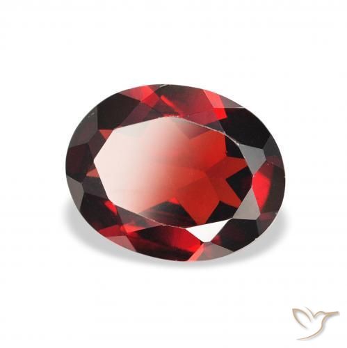Granada Almandina Vermelho Sangue Profundo Natural 1.88ct, oval, VVS-VS