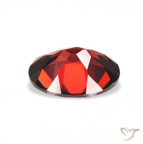 Granada Almandina Vermelho escuro Natural 1.99ct, oval, VVS-VS
