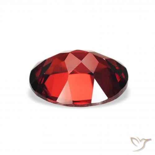 Granada Almandina Vermelho escuro Natural 2.19ct, oval, VS