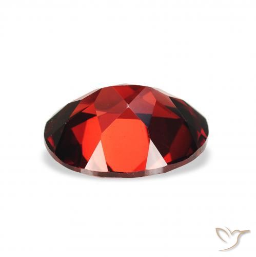 Granada Almandina Vermelho escuro Natural 2.22ct, oval, VVS-VS