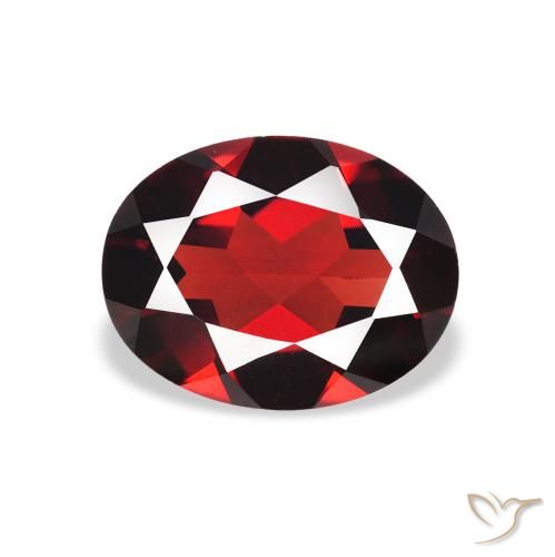 1.92ct Natural Vermelho Sangue Profundo Granada Almandina, oval, VS