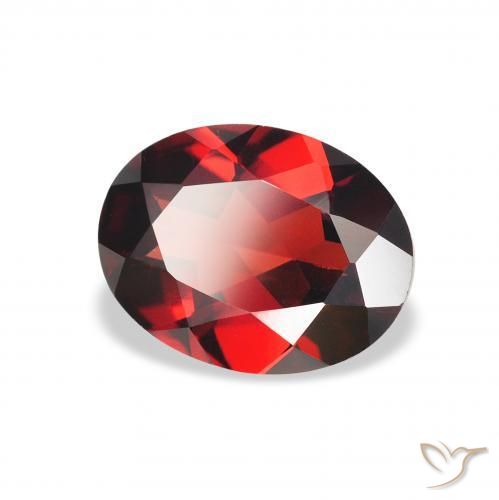 Granada Almandina Vermelho Sangue Profundo Natural 1.92ct, oval, VS
