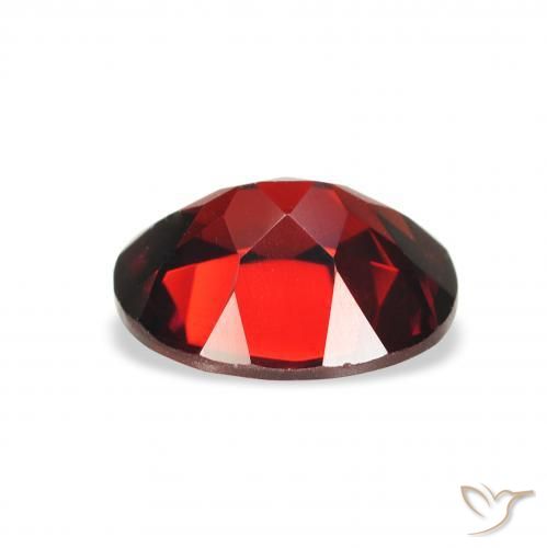 Granada Almandina Vermelho escuro Natural 2.13ct, oval, VS