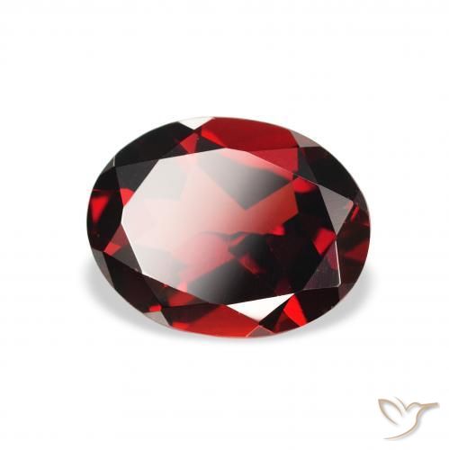 Granada Almandina Vermelho escuro Natural 1.99ct, oval, VS