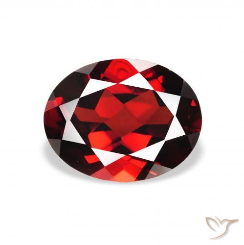 2.38ct Natural Vermelho Sangue Profundo Granada Almandina, oval, VS