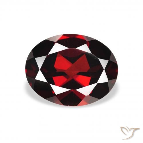 2.27ct Natural Vermelho Sangue Profundo Granada Almandina, oval, VS