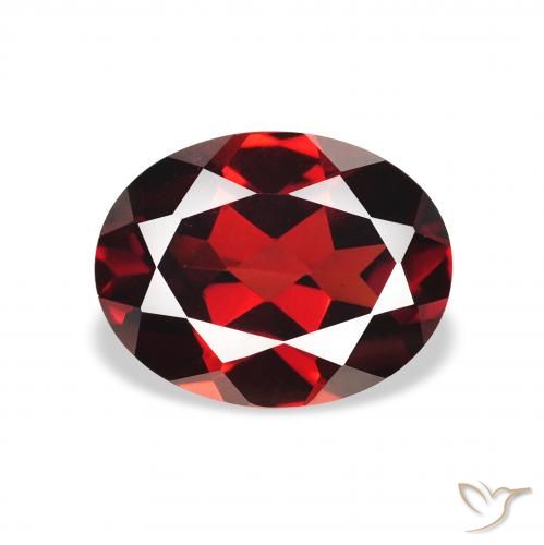 2.15ct Natural Vermelho Sangue Profundo Granada Almandina, oval, VS