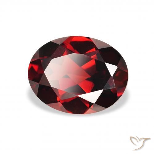 Granada Almandina Vermelho Sangue Profundo Natural 2.15ct, oval, VS