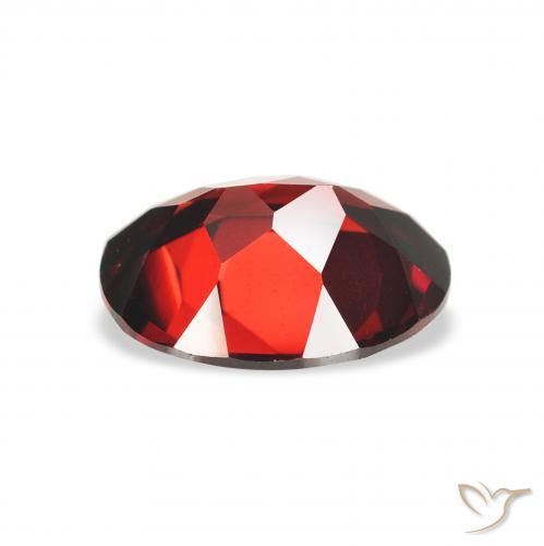 Granada Almandina Vermelho escuro Natural 2.06ct, oval, VVS-VS