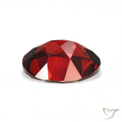 Granada Almandina Vermelho escuro Natural 2.19ct, oval, VVS-VS