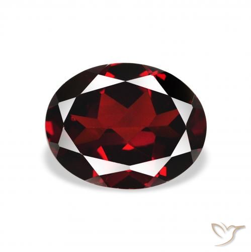 2.21ct Natural Vermelho Sangue Profundo Granada Almandina, oval, VVS-VS