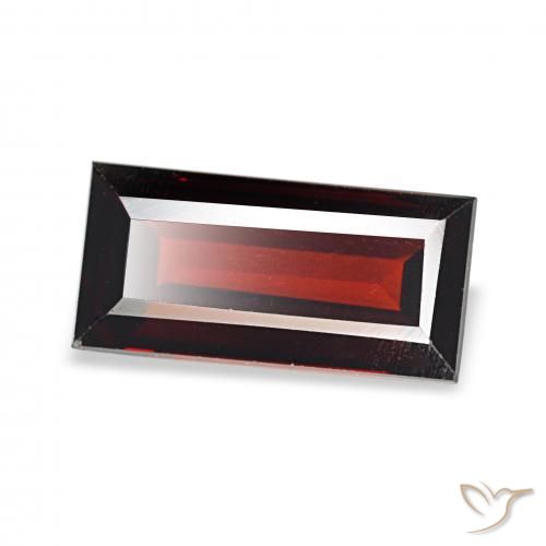 Granada Almandina Vermelho escuro Natural 2.04ct, baguete, VVS
