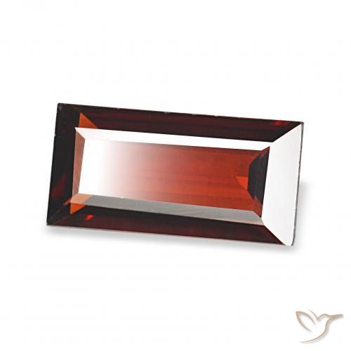 Granada Almandina Vermelho Sangue Profundo Natural 1.70ct, baguete, VVS