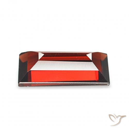 Granada Almandina Vermelho escuro Natural 1.71ct, baguete, VVS